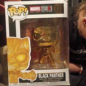 Funko Marvel Black Panther Gold Collectible